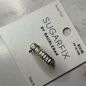 BaubleBar Gold-Tone Ring Size 8